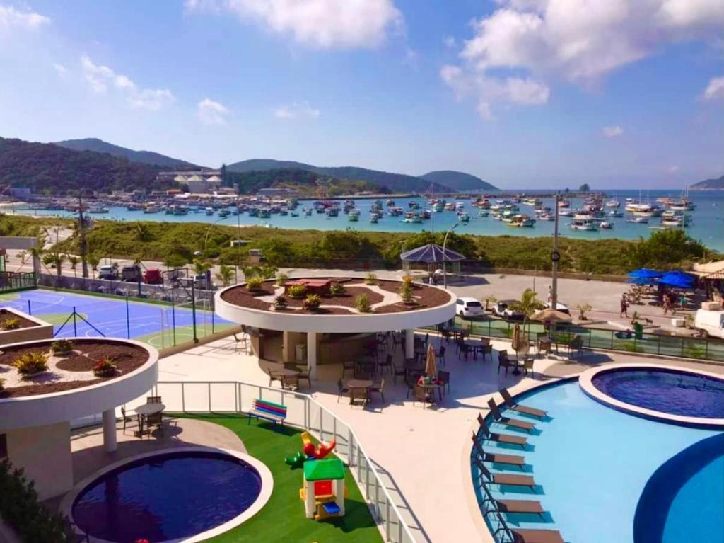 Cobertura Pe Na Areia Com Piscina Privativa E Vista Mar Na Praia Dos Anjos, Arraial Do Cabo, Para Ate 8 Pessoas Экстерьер фото